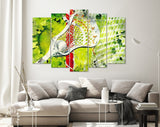 Lacrosse Canvas Print // Abstract view of a lacrosse stick scooping up a ball // Lacrosse Wall Art