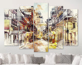 Bourbon Street Canvas Print // Bourbon Street New Orleans Louisiana USA // Canvas Wall Art