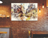 Bourbon Street Canvas Print // Bourbon Street New Orleans Louisiana USA // Canvas Wall Art