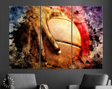 Basketball Grip Canvas Print // Basketball Wall Art