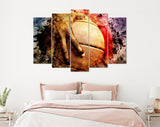 Basketball Grip Canvas Print // Basketball Wall Art