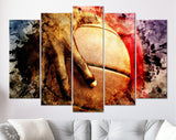 Basketball Grip Canvas Print // Basketball Wall Art