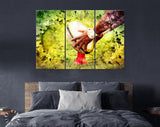 Rugby Canvas Print // Rugby Player Preparing to Kick the Oval Ball during Game // Rugby Ball // Rugby Wall Art