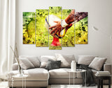 Rugby Canvas Print // Rugby Player Preparing to Kick the Oval Ball during Game // Rugby Ball // Rugby Wall Art