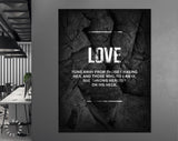 Love Quote Canvas Print // William Shakespeare quotes // Motivational Wall Art // Canvas Office Decor Motivation // Philosophy Quote