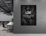 Love Quote Canvas Print // William Shakespeare quotes // Motivational Wall Art // Canvas Office Decor Motivation // Philosophy Quote