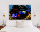 Red Bull Racing F1 2022 Canvas Print // Dutch driver Max Verstappen and Mexican driver Sergio Pérez // Red Bull Racing RB18 F1 car