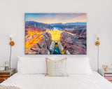 Hoover Dam Canvas Print // Hoover Dam USA // Colorado River Nevada Wall Art