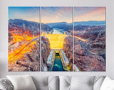 Hoover Dam Canvas Print // Hoover Dam USA // Colorado River Nevada Wall Art