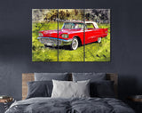 Ford Thunderbird Canvas Print // 1960 Ford Thunderbird Canvas Wall Decor // Classic Personal Luxury Car // Ford Thunderbird Wall Art