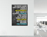 Revolver Movie Quote Canvas Print // In Every Game And Con There's Always An Opponent, And There's Always A Victim // Revolver 2005