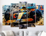Lando Norris F1 2022 Canvas Print // Lando Norris, McLaren MCL36 // Lando Norris Fan Gift // Formula 1 / Lando Norris Wall Art F1 Grand Prix