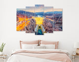 Hoover Dam Canvas Print // Hoover Dam USA // Colorado River Nevada Wall Art