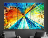 High Speed Canvas Print // Abstract High Speed Technology POV Train Motion Blurred Concept From The Monorail // Futuristic Canvas Wall Art