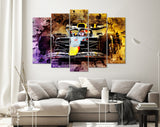 Max Verstappen Red Bull Racing F1 2022 Canvas Print // Dutch driver Max Verstappen // Red Bull Racing RB18 F1 car // Formula 1 Home Decor