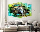 Lewis Hamilton 2022 Canvas Print // Lewis Hamilton driving the Mercedes W13 during 2022 Spanish F1 GP // Formula 1 Home Decor