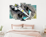 Lewis Hamilton F1 2022 Canvas Print // The W13 Mercedes-AMG Petronas F1 Team // Lewis Hamilton 44 // Formula 1 W13 E Performance