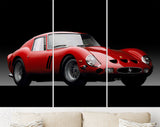 Ferrari GTO Canvas Print // The Ferrari 250 GTO ( 1962 - 1964) // Ferrari Wall Art