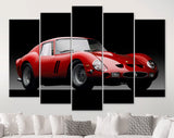 Ferrari GTO Canvas Print // The Ferrari 250 GTO ( 1962 - 1964) // Ferrari Wall Art