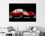 Ferrari GTO Canvas Print // The Ferrari 250 GTO ( 1962 - 1964) // Ferrari Wall Art