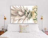 Pineapple Canvas Print // Pineapple Neutral Colors Wall Decor // Pineapple Wall Art