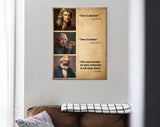 Time Quotes Canvas Print // Isaac Newton Quote / Albert Einstein Quote / Karl Marx Quote / Time Was Invented By Clock Companies To Sell More Clocks