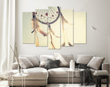 Dream Catcher Canvas Print // Dreamcatcher Home Decor // Native American Culture Protective Charms // The Spider Web Charm // Dream Snare