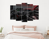 Audi RS e-tron GT Canvas Print // Audi Rs e-tron GT 2021 Interior // Audi’s Fully Electric Grand Touring Model // Audi Wall Art