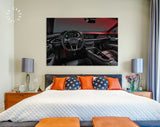 Audi RS e-tron GT Canvas Print // Audi Rs e-tron GT 2021 Interior // Audi’s Fully Electric Grand Touring Model // Audi Wall Art