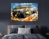 Lando Norris, McLaren MCL36 2022 Canvas Print // Lando Norris Formula 1 // Lando Norris Fan Gift // Formula 1 // Lando Norris Wall Art