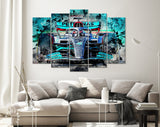 George Russell F1 2022 Mercedes-AMG Canvas Print // The W13 Mercedes-AMG Petronas F1 Team // George Russell // Formula 1 W13 E Performance