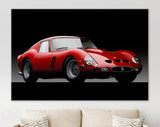 Ferrari GTO Canvas Print // The Ferrari 250 GTO ( 1962 - 1964) // Ferrari Wall Art