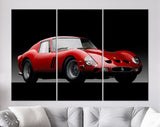 Ferrari GTO Canvas Print // The Ferrari 250 GTO ( 1962 - 1964) // Ferrari Wall Art