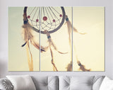 Dream Catcher Canvas Print // Dreamcatcher Home Decor // Native American Culture Protective Charms // The Spider Web Charm // Dream Snare