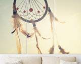 Dream Catcher Canvas Print // Dreamcatcher Home Decor // Native American Culture Protective Charms // The Spider Web Charm // Dream Snare