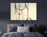 Dream Catcher Canvas Print // Dreamcatcher Home Decor // Native American Culture Protective Charms // The Spider Web Charm // Dream Snare