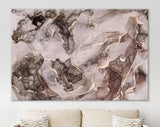 Fluid Art Canvas Print // Natural Luxury Abstract Fluid Art Painting In Alcohol Ink Technique Canvas Print // Fractal Contemporary Wall Art