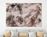 Fluid Art Canvas Print // Natural Luxury Abstract Fluid Art Painting In Alcohol Ink Technique Canvas Print // Fractal Contemporary Wall Art