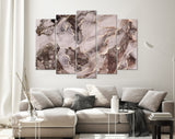 Fluid Art Canvas Print // Natural Luxury Abstract Fluid Art Painting In Alcohol Ink Technique Canvas Print // Fractal Contemporary Wall Art