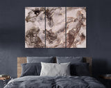 Fluid Art Canvas Print // Natural Luxury Abstract Fluid Art Painting In Alcohol Ink Technique Canvas Print // Fractal Contemporary Wall Art